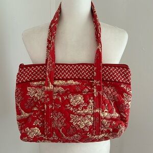 Country Provençal Orange Cotton Tote Bag
